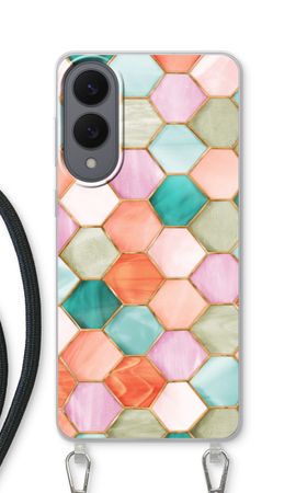 Hexagons in stained glass