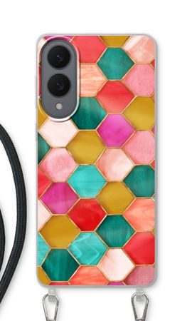 Hexagons in stained glass