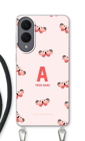 Rosy Butterflies Monogram