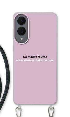 Fouten maken u niet