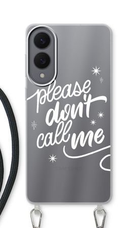Don't call