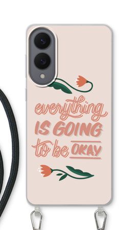 Optimistic flower girl