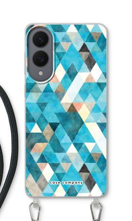 Coloured triangles blue