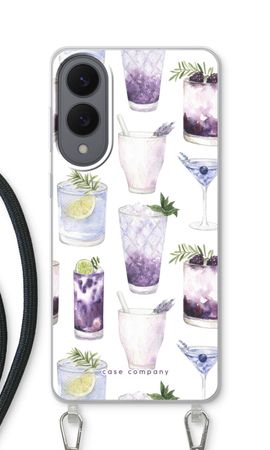 Violet cocktails