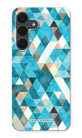 Coloured triangles blue