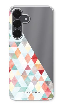 Coloured triangles pastel