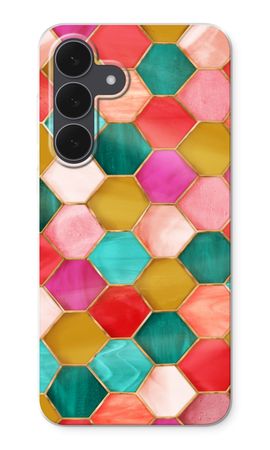 Hexagons in stained glass