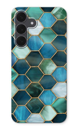Hexagons in stained glass