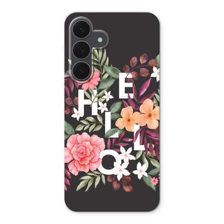 Hello in flowers