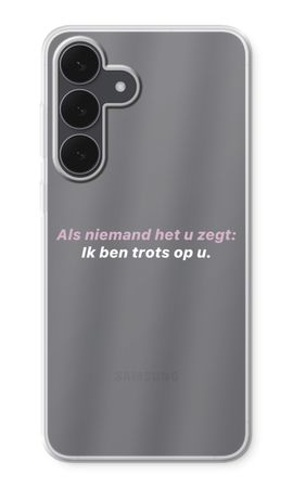 Ik ben trots op u