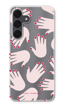Hands pink