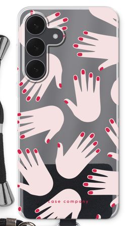 Hands pink