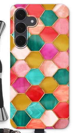 Hexagons in stained glass