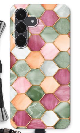 Hexagons in stained glass