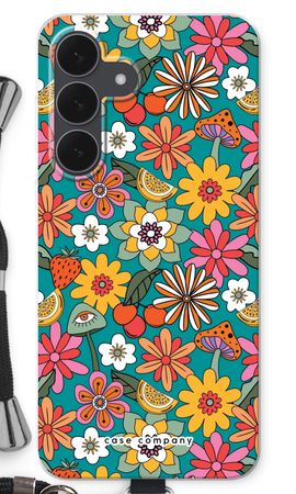 Retro Flowers N°2 - Blue