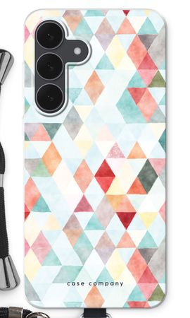 Coloured triangles pastel