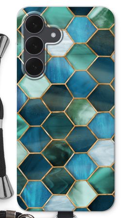 Hexagons in stained glass