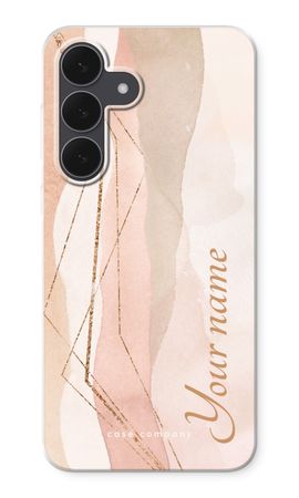 Gold Lines Namecase - Blush