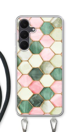 Hexagons in stained glass