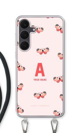 Rosy Butterflies Monogram