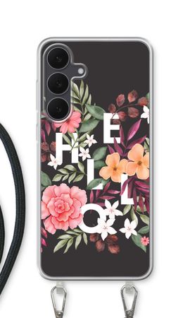 Hello in flowers
