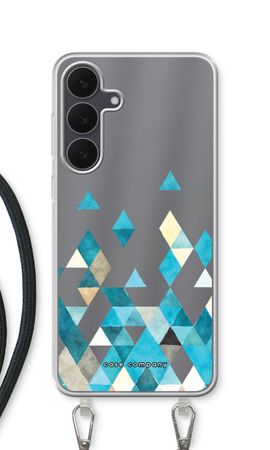 Coloured triangles blue