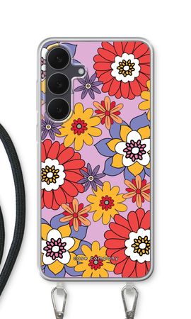 Retro Blumen - Lila