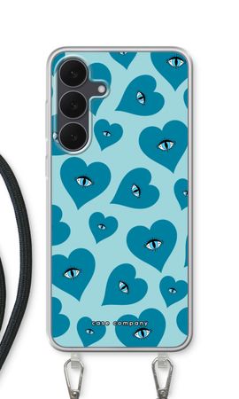 Blue heart eyes