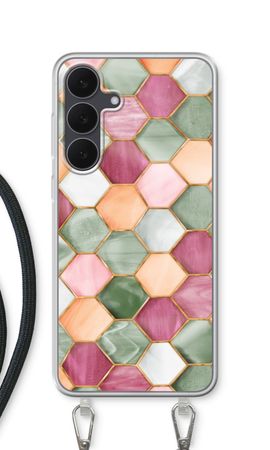 Hexagons in stained glass