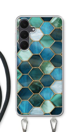 Hexagons in stained glass