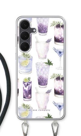 Violet cocktails