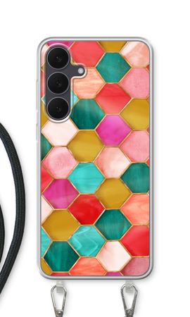 Hexagons in stained glass
