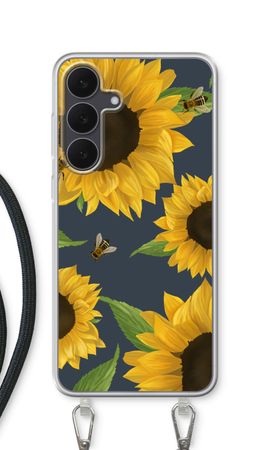 Sunflower and bees