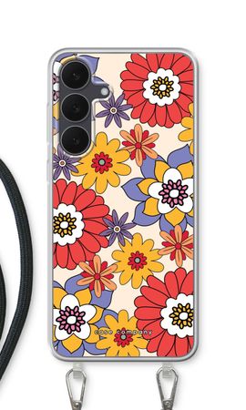 Retro Blumen - Gelb