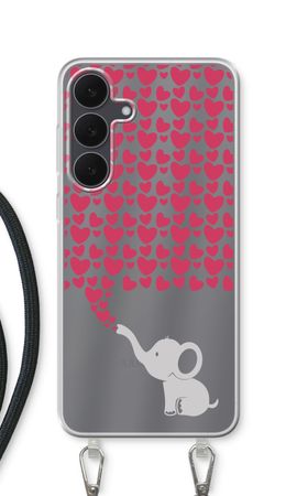 Elefante y corazones
