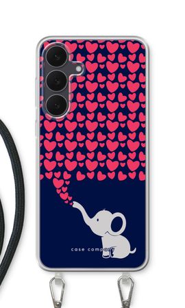 Elefante y corazones