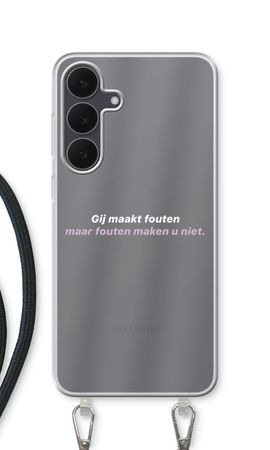 Fouten maken u niet