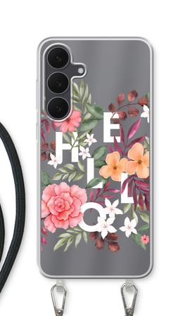 Hello in flowers