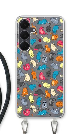 Colourful cats