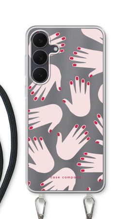 Hands pink