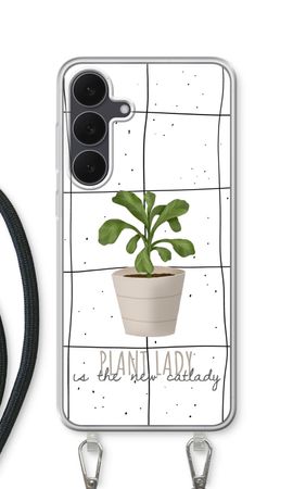 Houseplant on windowpane