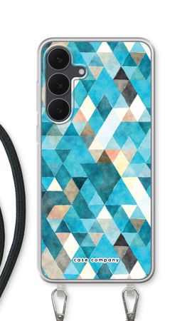 Coloured triangles blue