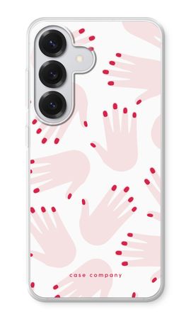 Hands pink