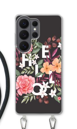 Hello in flowers