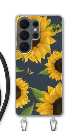 Sunflower and bees