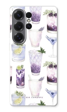 Violet cocktails