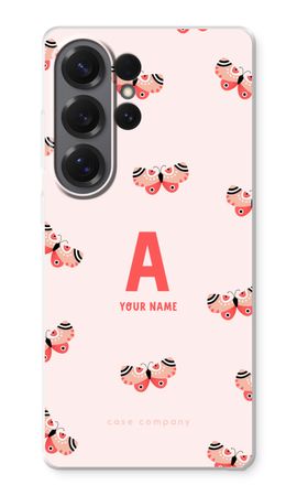 Rosy Butterflies Monogram