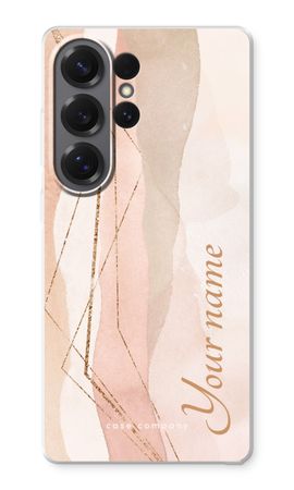 Gold Lines Namecase - Blush