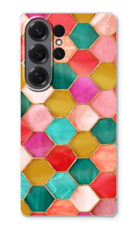 Hexagons in stained glass