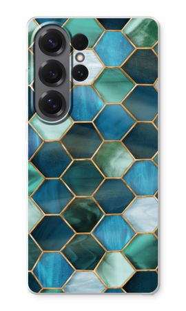 Hexagons in stained glass